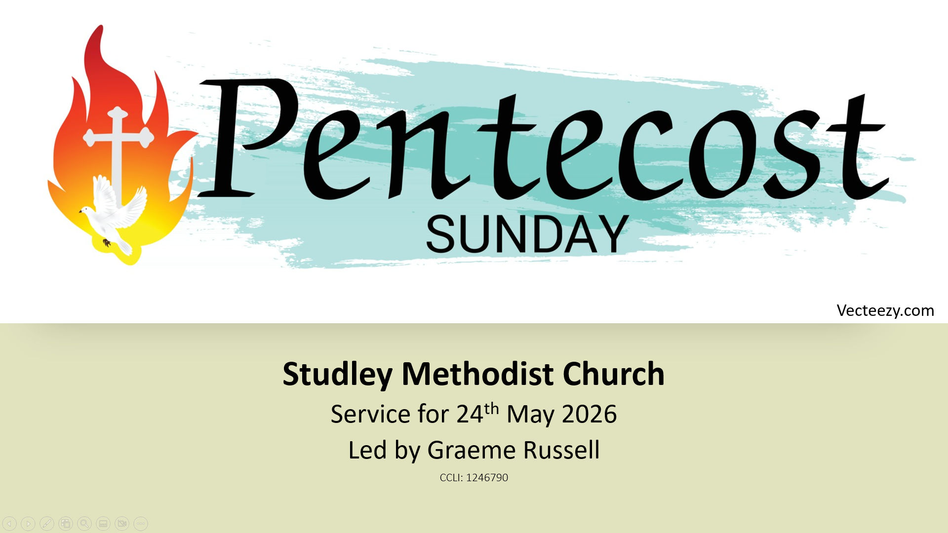 Service for 24th May 2026